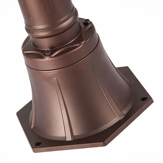 ST LUCE SL080.415.01 Светильник уличный наземный ST-Luce Темный кофе/Прозрачный, Темный кофе E27 1*60W, изображение 6