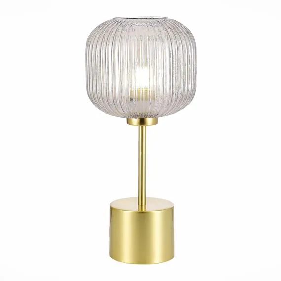 ST LUCE SL1154.314.01 Прикроватная лампа ST-Luce Латунь/Коньячный E27 1*60W