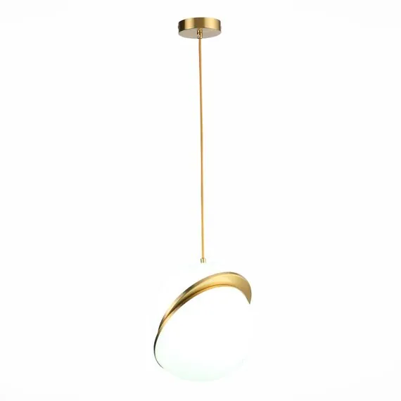 ST LUCE SL1164.313.01 Светильник подвесной ST-Luce Латунь/Белый E27 1*60W