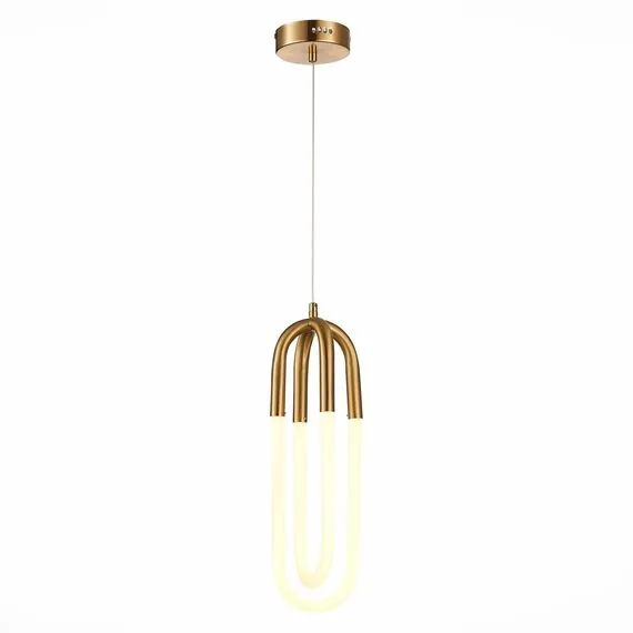 ST LUCE SL1579.303.02 Подвес ST-Luce Латунь/Латунь, Белый LED 2*14W 3000K