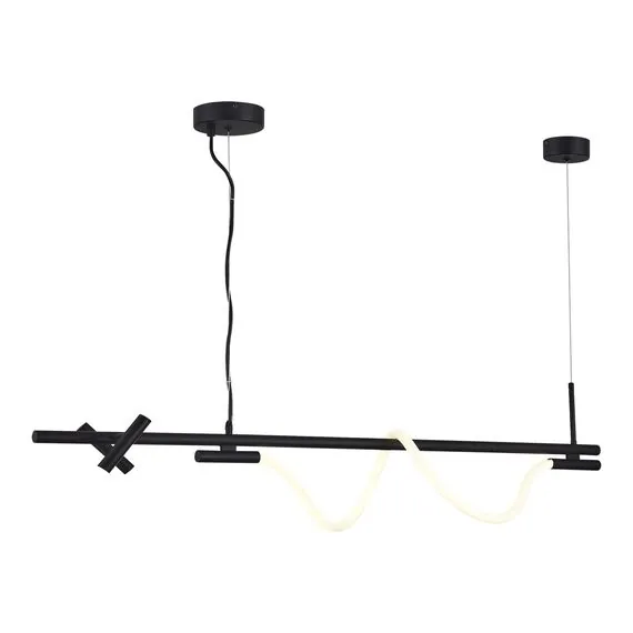 ST LUCE SL6118.403.03 Светильник подвесной ST-Luce Черный/Черный LED 2+1*3+11W 4000K