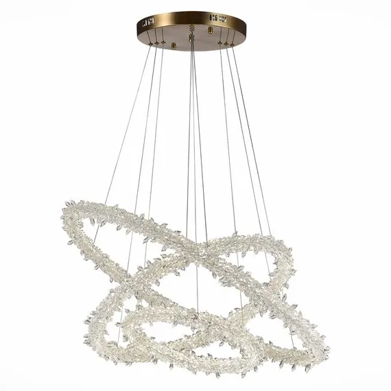 ST LUCE SL6105.203.03 Люстра подвесная ST-Luce Золотистый/Прозрачный LED 1*160W 3000 - 6500K, изображение 9