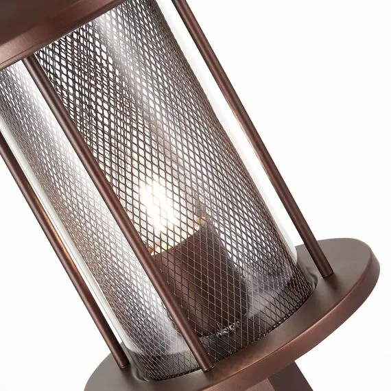 ST LUCE SL080.405.01 Светильник уличный наземный ST-Luce Темный кофе/Прозрачный, Темный кофе E27 1*60W, изображение 2