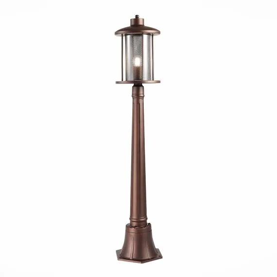 ST LUCE SL080.415.01 Светильник уличный наземный ST-Luce Темный кофе/Прозрачный, Темный кофе E27 1*60W