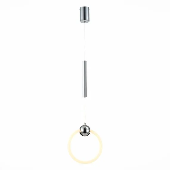 ST LUCE SL1578.103.01 Подвес ST-Luce Хром/Белый,Хром LED 1*15W 3000K