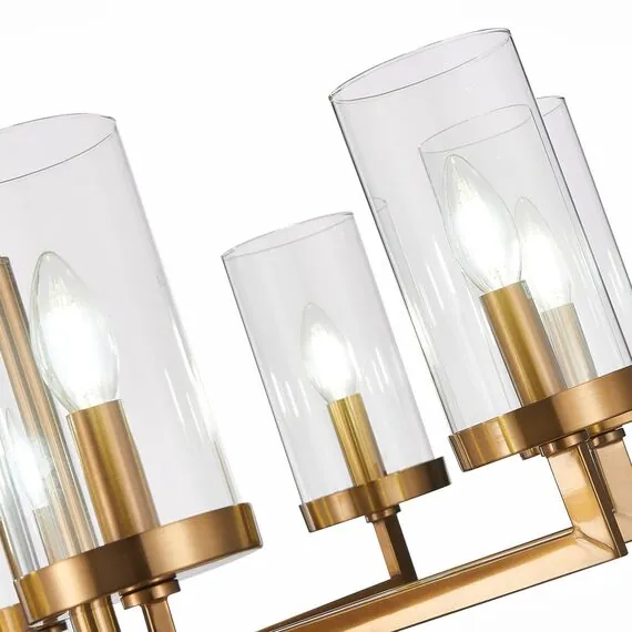 ST LUCE SL1171.303.08 Люстра подвесная ST-Luce Латунь/Прозрачный E14 8*40W, изображение 2