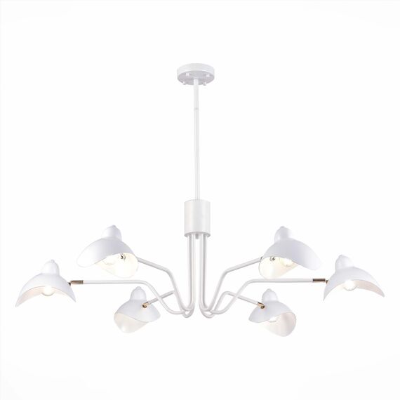 ST LUCE SL1801.513.06 Люстра подвесная ST-Luce Белый/Белый E14 6*60W
