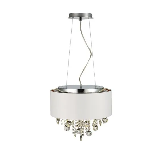 ST LUCE SL1350.503.04 Светильник подвесной ST-Luce Хром/Белый, Золотистый, Прозрачный E14 4*40W, изображение 6