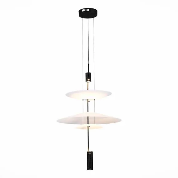 ST LUCE SL6101.413.01 Люстра подвесная ST-Luce Черный/Белый LED 1*15W 3000K