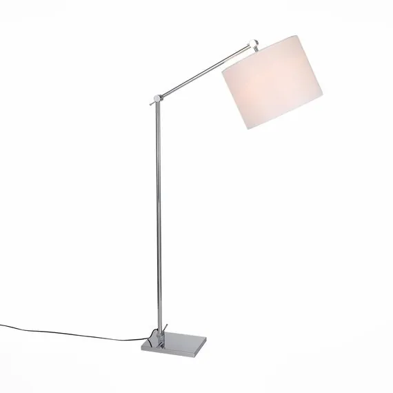 ST LUCE SL460.105.01 Торшер ST-Luce Хром/Белый E27 1*60W (из 2-х коробок)