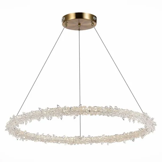 ST LUCE SL6105.213.01 Люстра подвесная ST-Luce Золотистый/Прозрачный LED 1*73W 3000 - 6500K, изображение 2