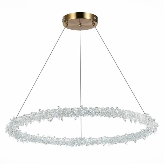 ST LUCE SL6105.213.01 Люстра подвесная ST-Luce Золотистый/Прозрачный LED 1*73W 3000 - 6500K, изображение 6