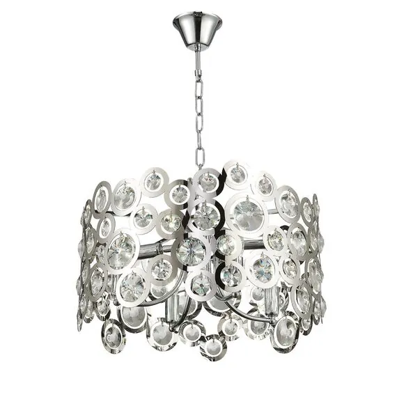 ST LUCE SL1103.103.08 Светильник подвесной ST-Luce Хром/Прозрачный,Хром E14 8*60W, изображение 2