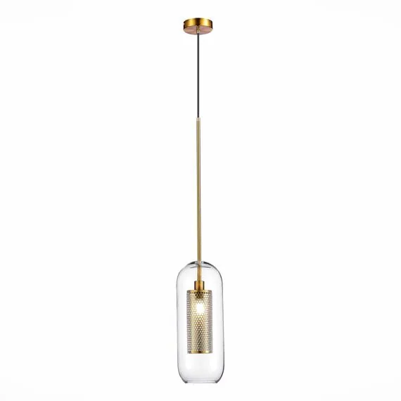 ST LUCE SL1048.303.01 Подвес ST-Luce Латунь/Прозрачный E14 1*40W
