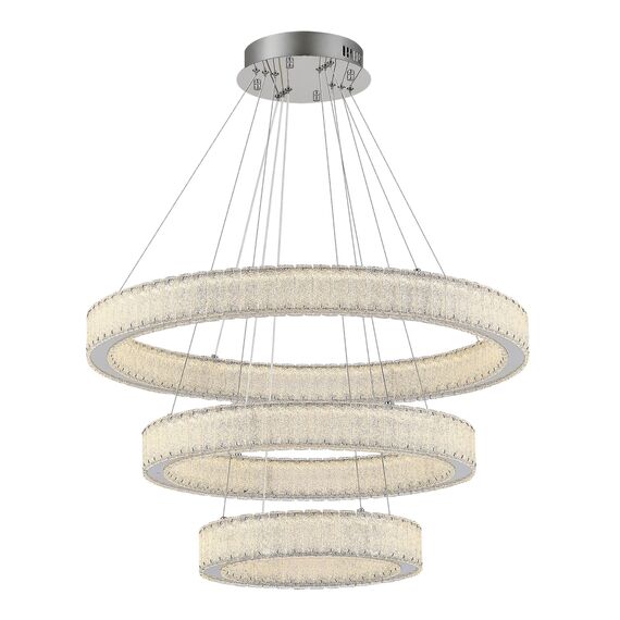 ST LUCE SL6008.103.03 Люстра подвесная ST-Luce Хром/Хром LED 3*95W 3000K