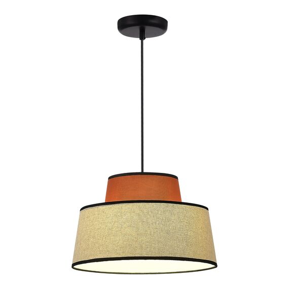 ST LUCE SL1354.423.01 Светильник подвесной ST-Luce Черный/Кирпичный,Бежевый, Черный E27 1*40W