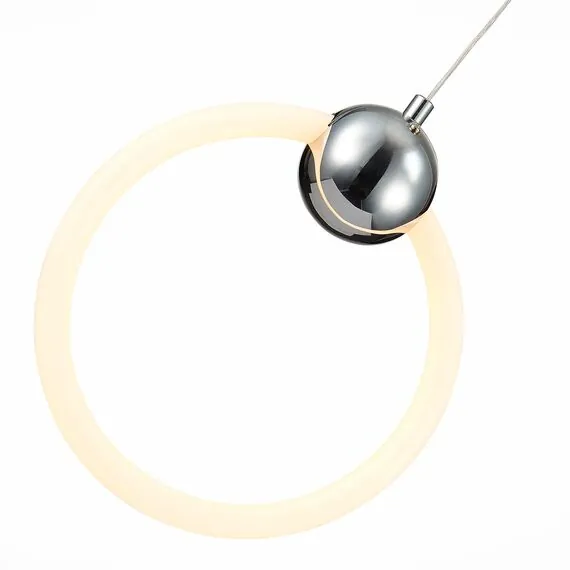 ST LUCE SL1578.103.01 Подвес ST-Luce Хром/Белый,Хром LED 1*15W 3000K, изображение 2