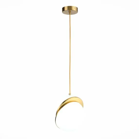 ST LUCE SL1164.303.01 Светильник подвесной ST-Luce Латунь/Белый E27 1*60W