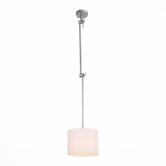 ST LUCE SL460.102.01 Светильник потолочный ST-Luce Хром/Белый E27 1*60W (из 2-х коробок), изображение 2