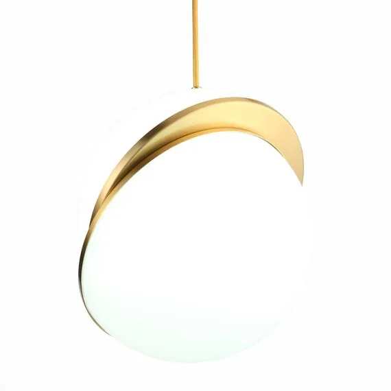 ST LUCE SL1164.313.01 Светильник подвесной ST-Luce Латунь/Белый E27 1*60W, изображение 6