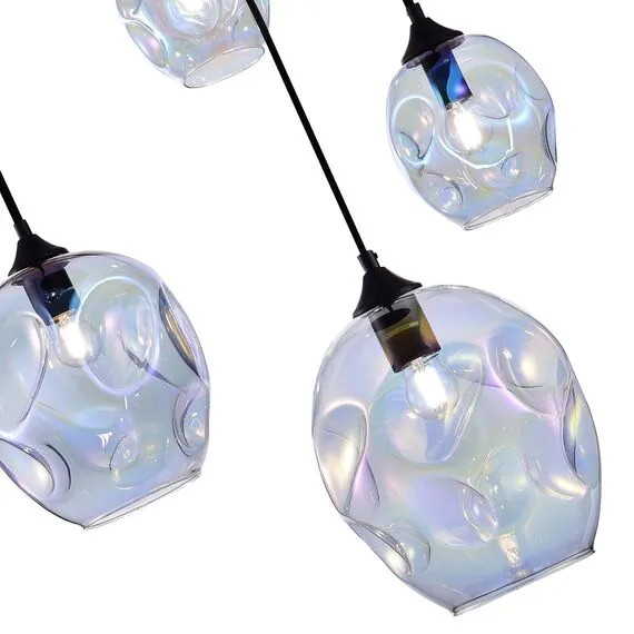 ST LUCE SL1188.403.05 Люстра подвесная ST-Luce Черный/Радужный E14/E27 3+2*40W, изображение 2