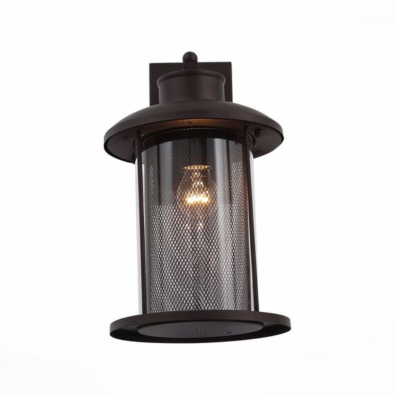 ST LUCE SL080.401.01 Светильник уличный настенный ST-Luce Темный кофе/Прозрачный, Темный кофе E27 1*60W, изображение 2
