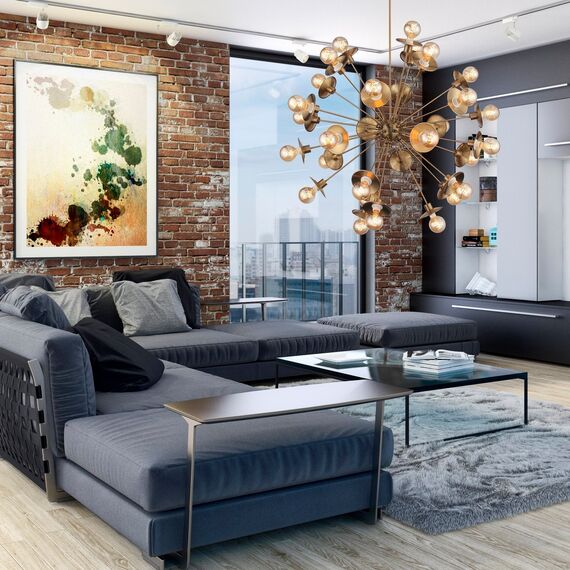ST LUCE SL1111.303.30 Светильник подвесной ST-Luce Латунь E27 30*40W, изображение 8