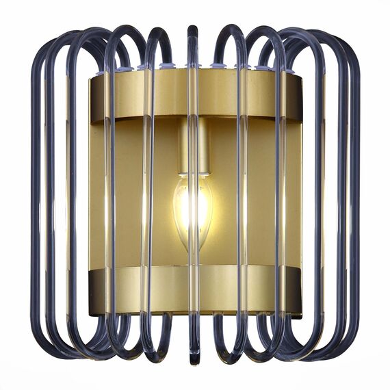 ST LUCE SL1228.201.01 Бра ST-Luce Золотистый/Прозрачный E14 1*40W, изображение 6