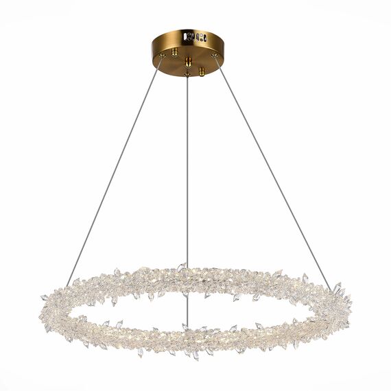 ST LUCE SL6105.203.01 Люстра подвесная ST-Luce Золотистый/Прозрачный LED 1*58W 3000 - 6500K, изображение 2