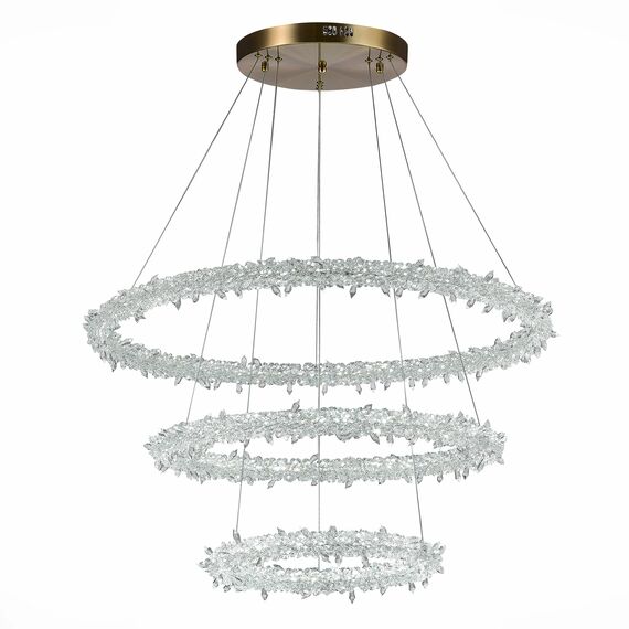 ST LUCE SL6105.203.03 Люстра подвесная ST-Luce Золотистый/Прозрачный LED 1*160W 3000 - 6500K, изображение 6