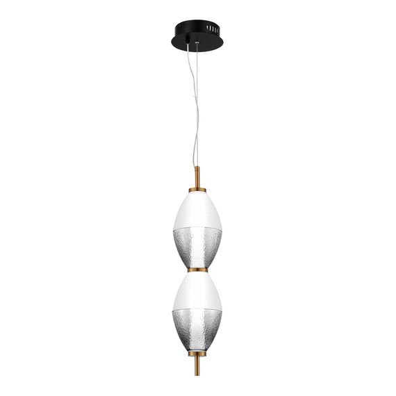 ST LUCE SL6130.403.15 Светильник подвесной ST-Luce Черный/Белый, Дымчатый LED 1*16W 3000K, изображение 2