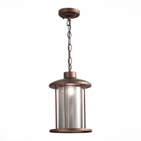 ST LUCE SL080.403.01 Светильник уличный подвесной ST-Luce Темный кофе/Прозрачный, Темный кофе E27 1*60W