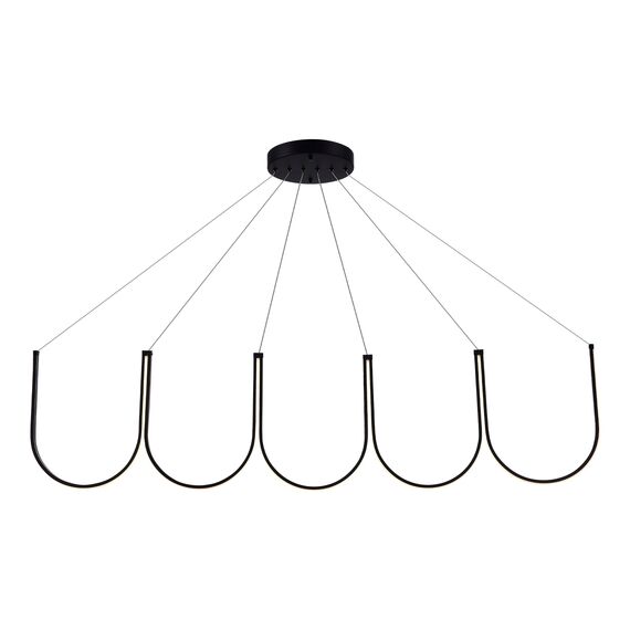 ST LUCE SL6202.413.01 Светильник подвесной ST-Luce Черный LED 1*68W 3000K