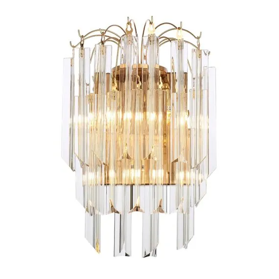 ST LUCE SL386.201.03 Бра ST-Luce Золотистый/Золотистый, Прозрачный G9 3*5W, изображение 2