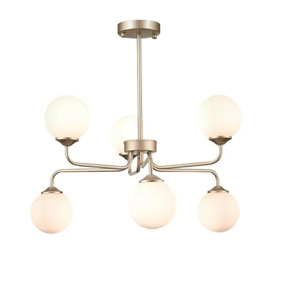 ST LUCE SLE106203-06 Светильник подвесной ST-Luce Золотистый/Белый G9 LED 6*5W