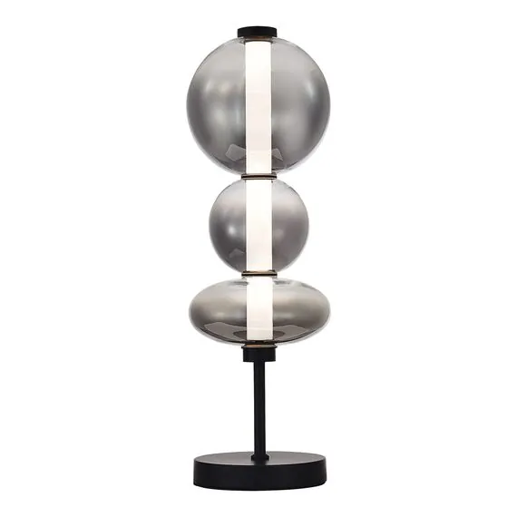 ST LUCE SL6119.404.18 Прикроватная лампа ST-Luce Черный/Дымчато-Серый LED 1*18W 3000K, изображение 2