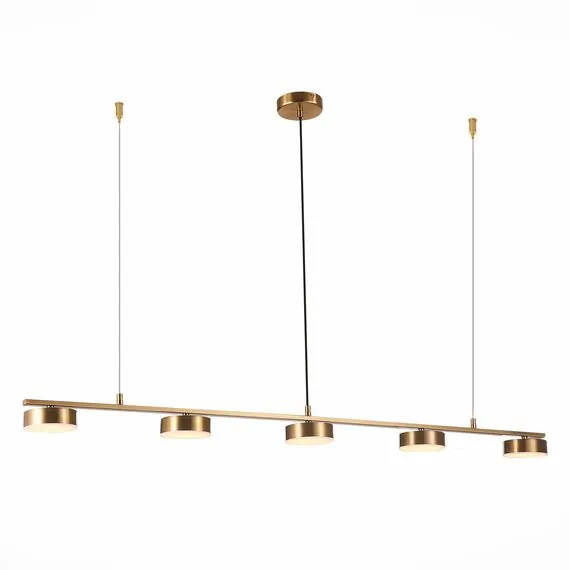 ST LUCE SL6000.303.05 Светильник подвесной ST-Luce Латунь/Латунь LED 5*7W 3000K