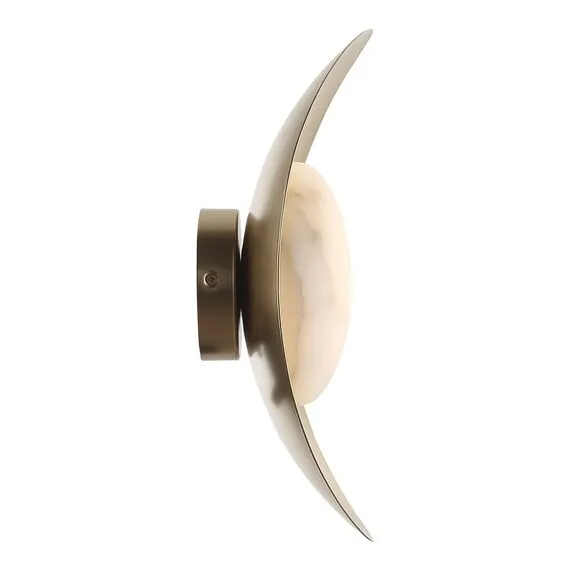 ST LUCE SL6229.201.01 Светильник настенный ST-Luce Золотистый/Алебастр LED 1*7W 3000K, изображение 4