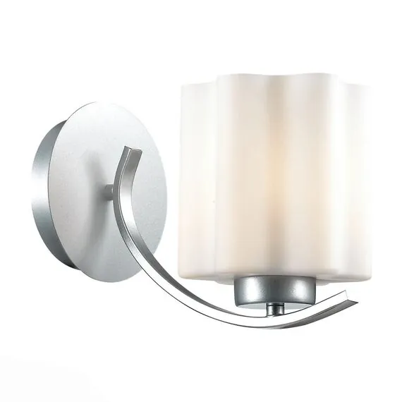 ST LUCE SL116.501.01 Бра ST-Luce Серебристый/Белый E27 1*60W