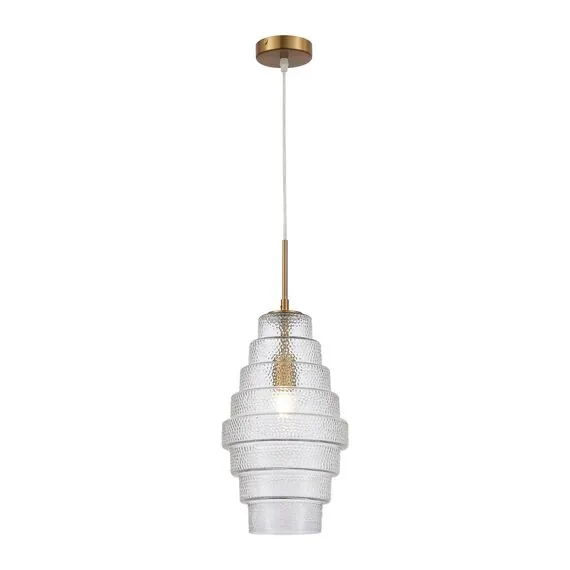 ST LUCE SL1001.213.01 Подвес ST-Luce Латунь/Прозрачный E27 1*40W