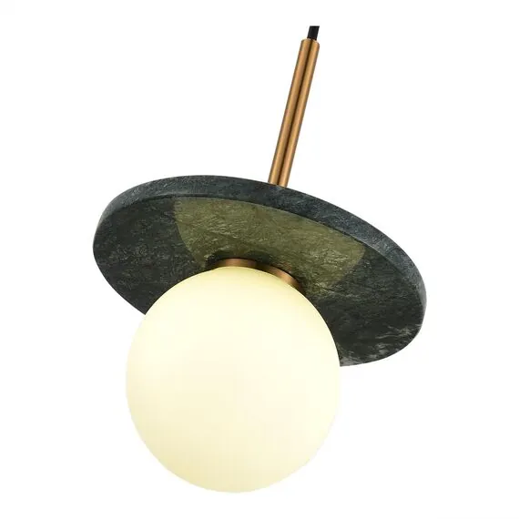 ST LUCE SL1191.363.01 Светильник подвесной ST-Luce Латунь/Латунь, Зеленый G9 1*5W 4000K, изображение 2