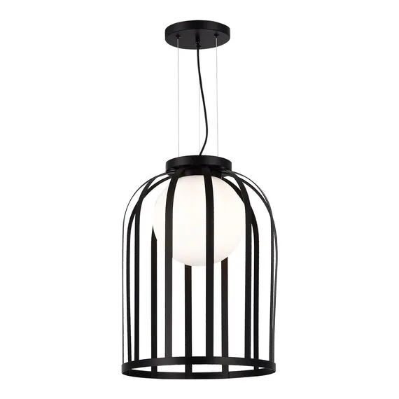 ST LUCE SL6129.403.01 Светильник подвесной ST-Luce Черный/Белый E27 1*60W, изображение 2