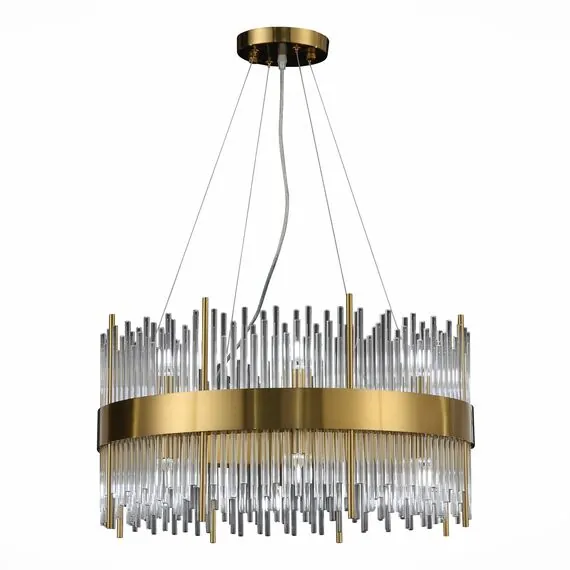 ST LUCE SL1158.303.16 Люстра подвесная ST-Luce Латунь/Латунь, Прозрачный G9 16*5W, изображение 2