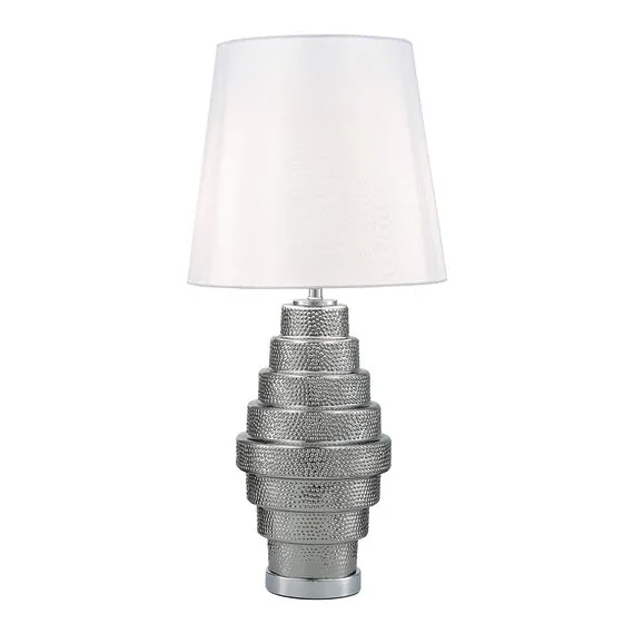 ST LUCE SL1001.104.01 Прикроватная лампа ST-Luce Хром,Дымчатый/Серый E27 1*40W, изображение 2