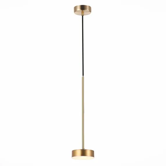 ST LUCE SL6000.303.01 Светильник подвесной ST-Luce Латунь/Латунь LED 1*7W 3000K