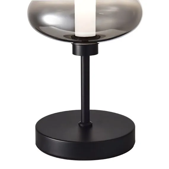 ST LUCE SL6119.404.18 Прикроватная лампа ST-Luce Черный/Дымчато-Серый LED 1*18W 3000K, изображение 4