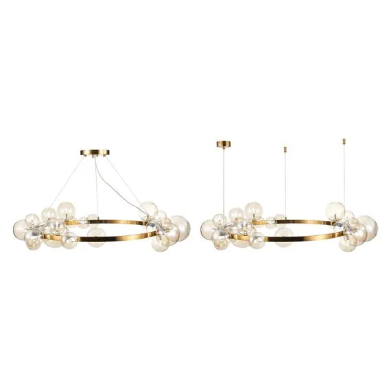 ST LUCE SL1165.303.24 Светильник подвесной ST-Luce Бронза/Коньячный G4 24*5W, изображение 2