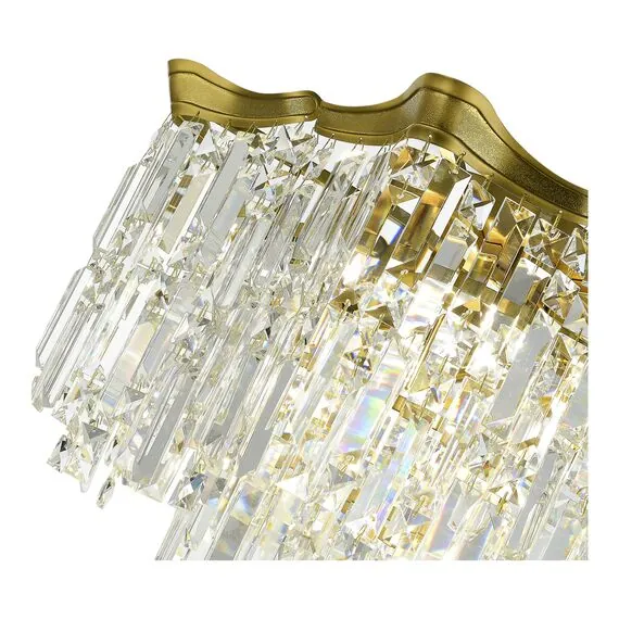 ST LUCE SL1659.302.10 Светильник потолочный ST-Luce Латунь/Прозрачный E14 10*60W, изображение 2