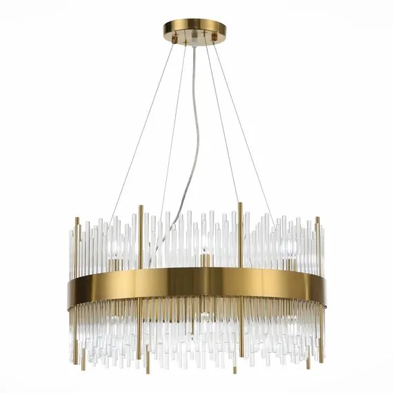 ST LUCE SL1158.303.16 Люстра подвесная ST-Luce Латунь/Латунь, Прозрачный G9 16*5W