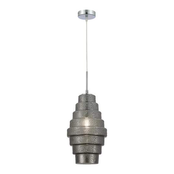 ST LUCE SL1001.103.01 Подвес ST-Luce Хром/Дымчатый E27 1*40W